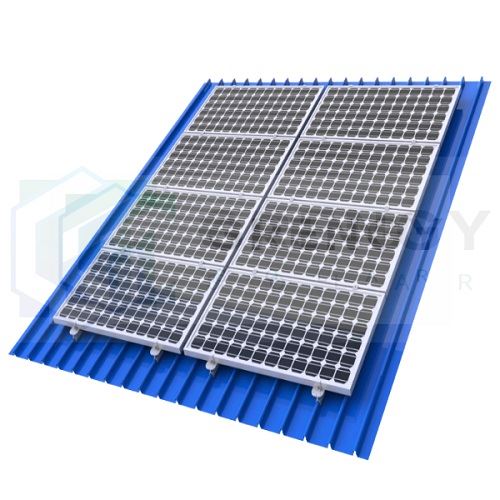 product-1-1 solar roof mounting using Metal roof clamps