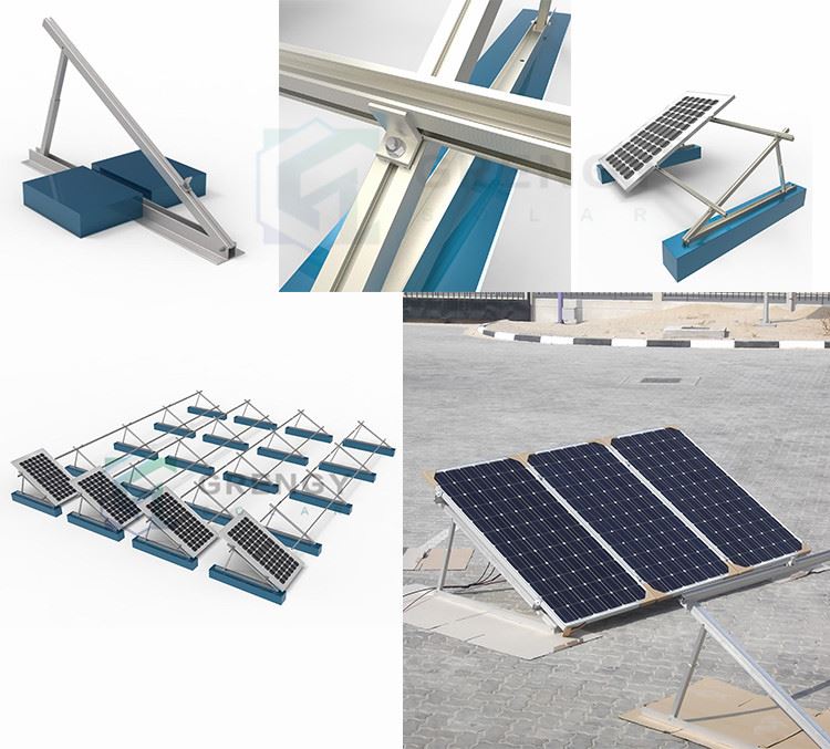 Adjustable Tripod Aluminum Solar Flat Roof Mounting bracket Adjustable Tripod Aluminum Solar Flat Roof Mounting bracket