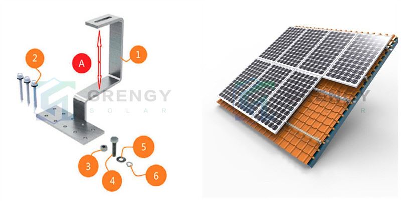 SUS304 solar hook_