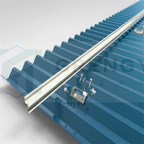 Trapezoidal metal roof sheet clamps Trapezoidal metal roof sheet clamps