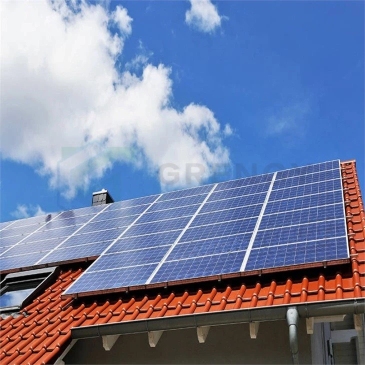 rooftop solar mounting structure of adjustable hooks