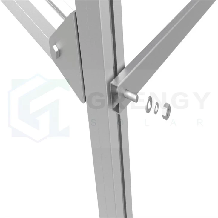support component of solar farm structure