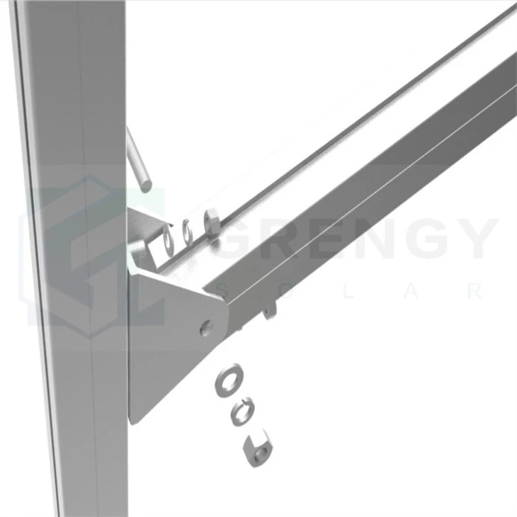 support part of solar farm structure