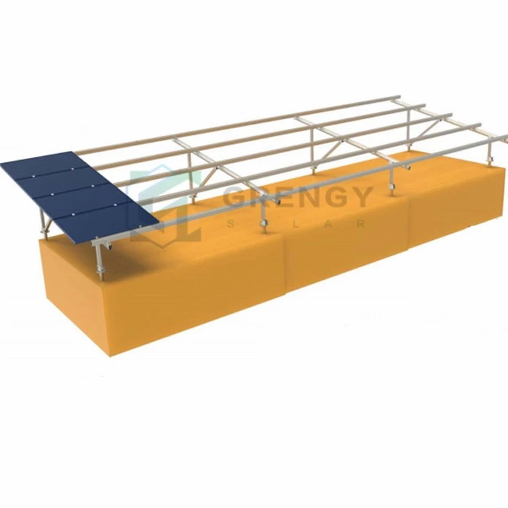 Estrutura de Montagem Solar de Coluna Dupla