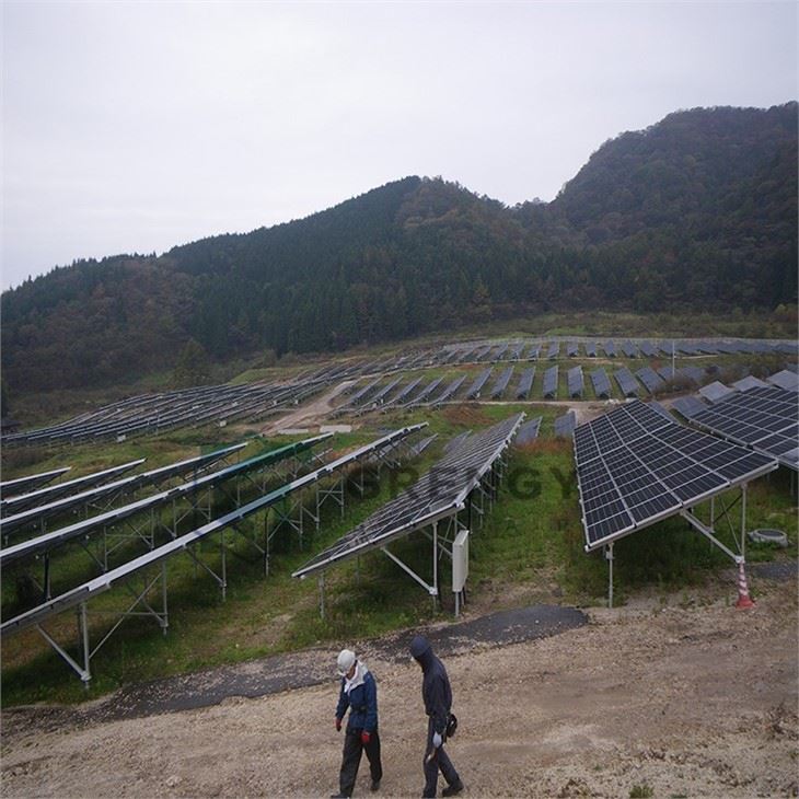 DoubleColumn Solar Ground Mounting Structure