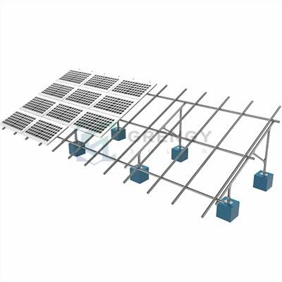 Rack de montagem solar do sistema de aterramento fotovoltaico