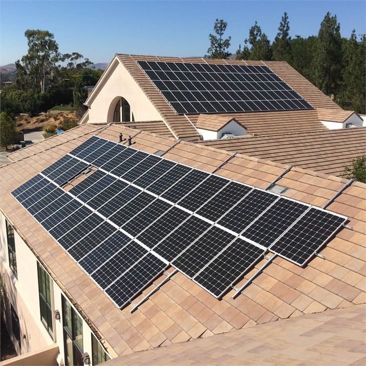 Suportes de painel solar para telhado