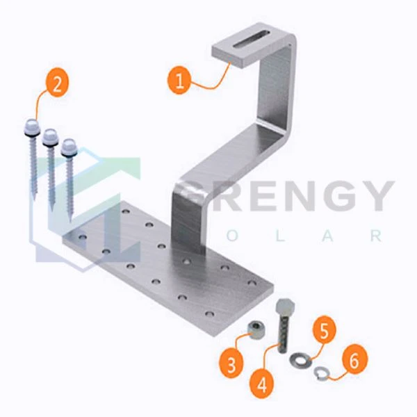 solar roof hooks