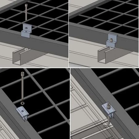 solar panel end clamp