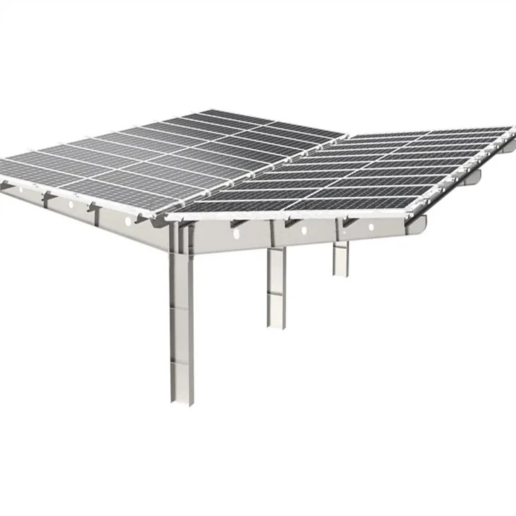Painel solar para garagem de painel solar de aço galvanizado por imersão a quente rack de montagem solar fotovoltaica suportes de montagem para garagem estrutura
