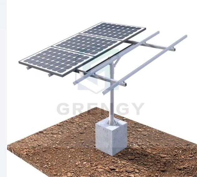 Single Pole Ground Mounting System