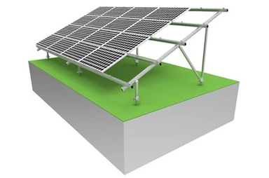 Sistemas de racks solares montados no solo