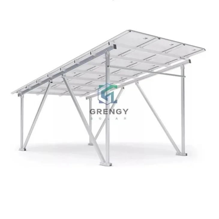 Sistema de montagem solar de garagem