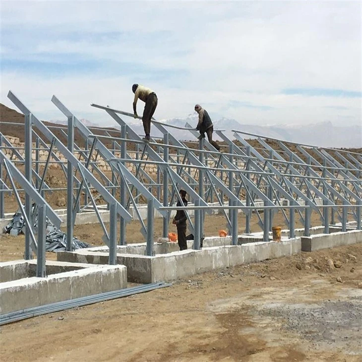Estrutura de painel solar de aço galvanizado