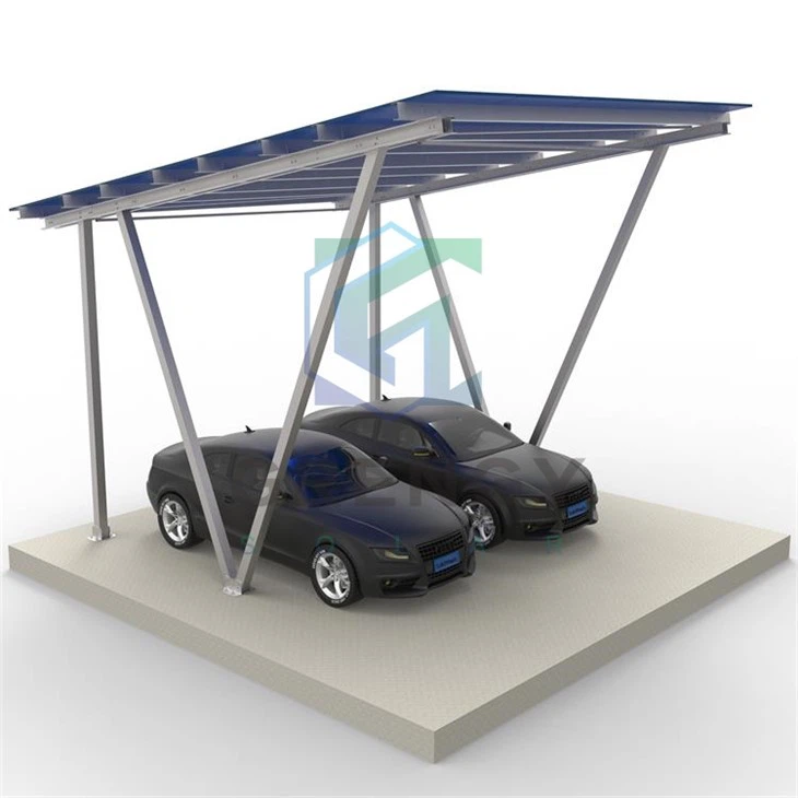 Infraestrutura verde feita durável: Zn - al - MG Carports solares para uso comercial