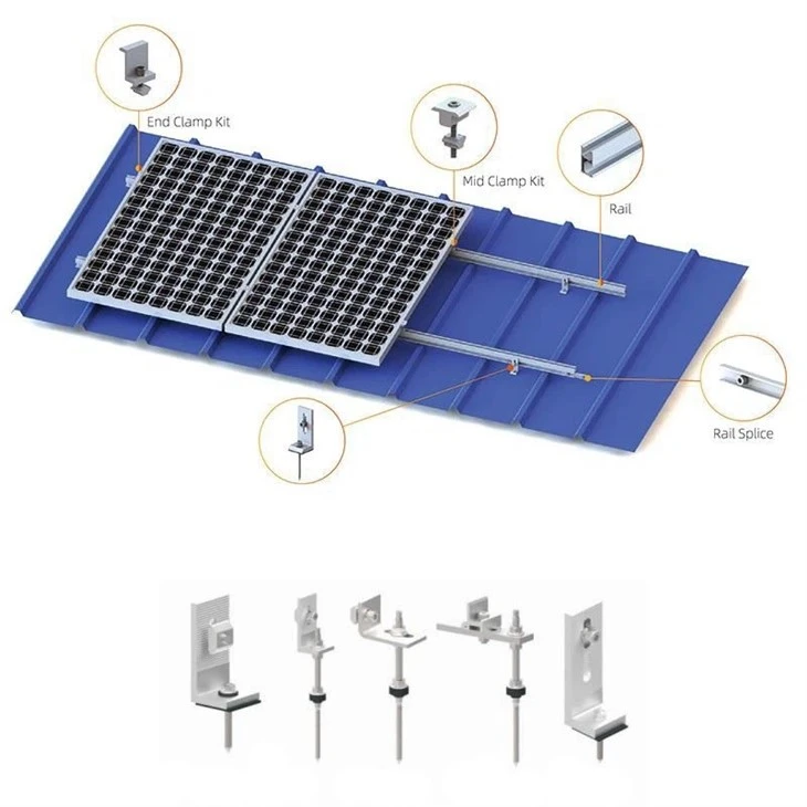 L Feet Solar Metal Roof Mounting