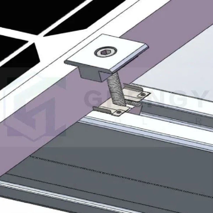 Otimizando o LCOE do seu projeto com braçadeira central e braçadeira final para montagem em painel solar de alumínio projetado de precisão