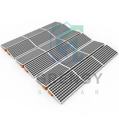 Sistema de montagem de telhado plano