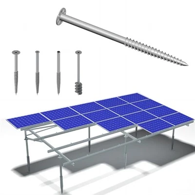 Pilha de parafuso de aterramento para sistema de montagem solar