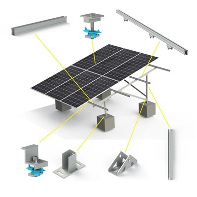 Sistema de montagem solar no solo HDG