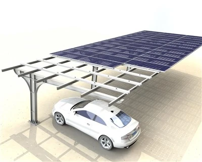 Estrutura de garagem solar de aço HDG
