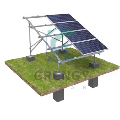 Estruturas de montagem em terra solar de aço HDG