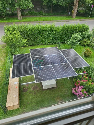 Rack solar para montagem em poste