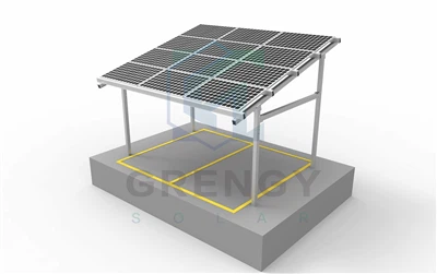 Estruturas residenciais de garagem solar