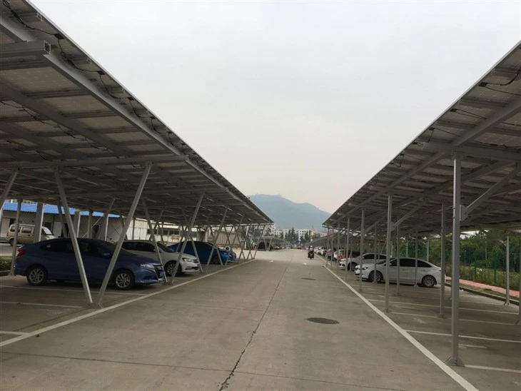 Solar Panel Parking Canopy